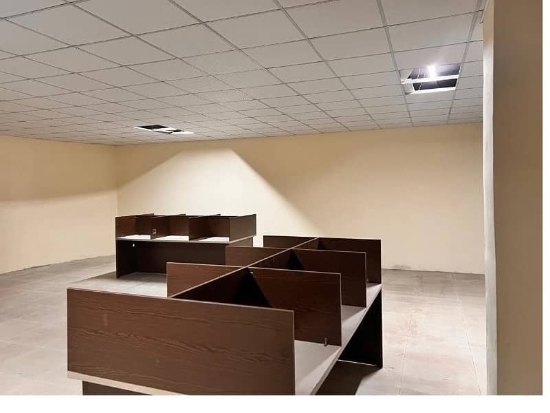 Area 1200 square Feet Brand New Corporation Office Available For Rent in Main Boulevard Road Gulberg 3 Lahore 1