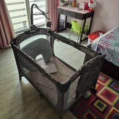 Playpen/Cot | Mattress and Pillows (Moltyfoam) Included