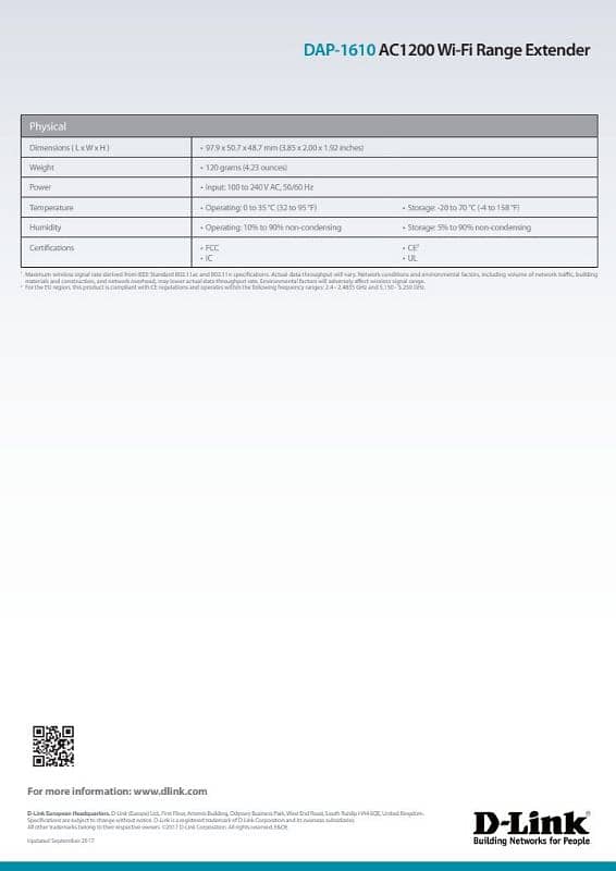 DAP-1610  AC1200 10