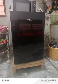 national single glass door fridge,