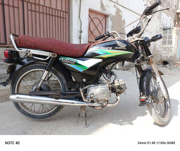 CD 70 Bike For Sell Condition 10/8 2