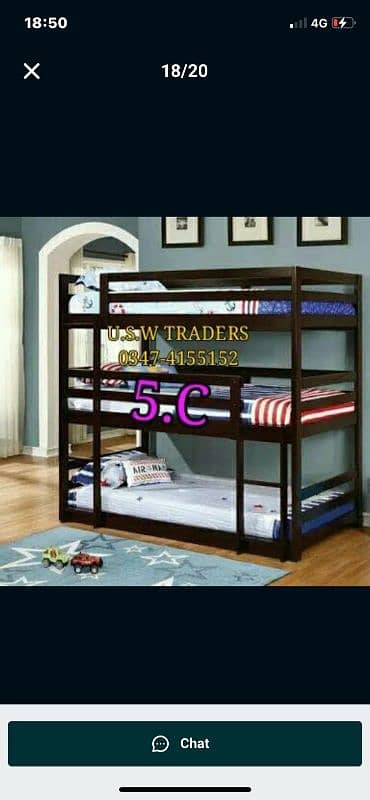 non magnetic steel bed , Bunk beds, bunker kids bed 12