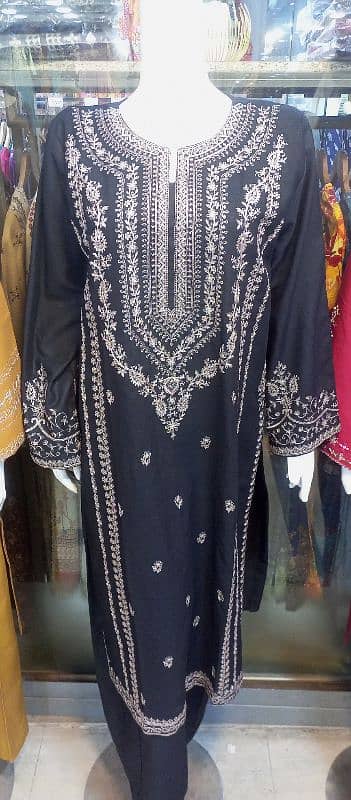 2 piece embroidered suit stitch in sale 2