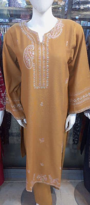 2 piece embroidered suit stitch in sale 3