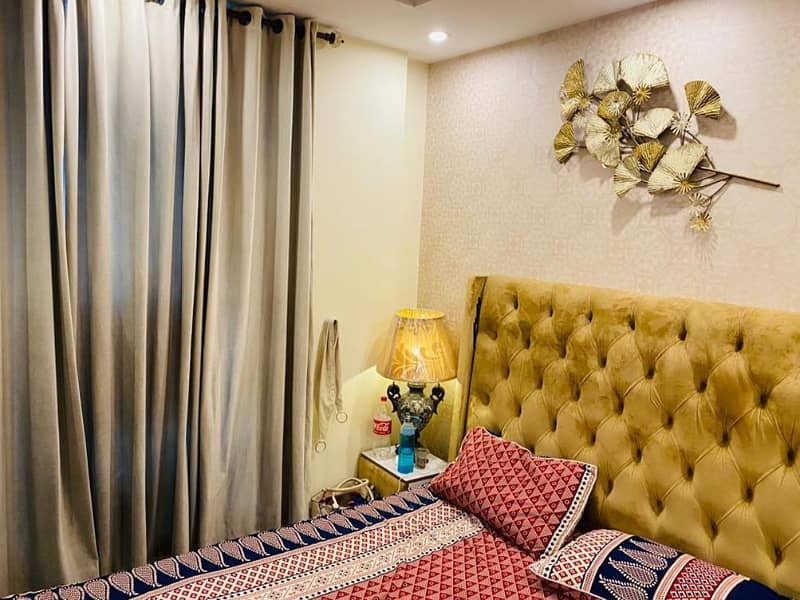 2 BED ROOM APARTMENT FULLY FURNISHED FOR RENT IN BAHRIA TOWN LAHORE 7