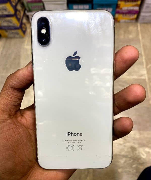 I phone x PTA with box . 03202762974 0