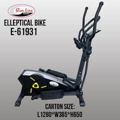 slimline European Elliptical coress trainer gym and fitness machine