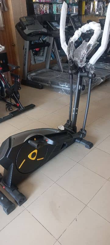 slimline European Elliptical coress trainer gym and fitness machine 2