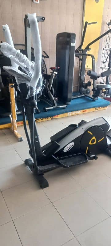 slimline European Elliptical coress trainer gym and fitness machine 4