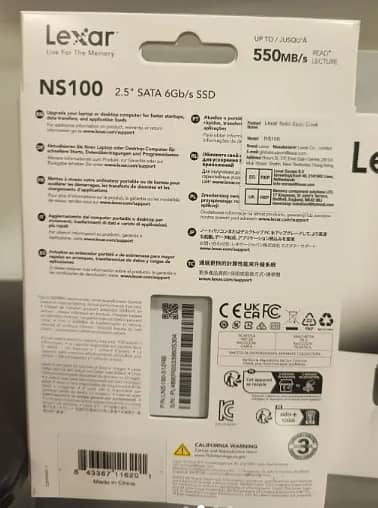 512gb ssd | Lexar NS 100 | 6gb/s 3