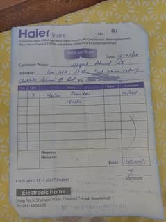 Haier 1 season used AC in excellent condition