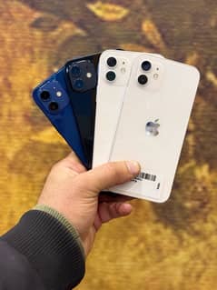 IPhone 12 64GB & 256GB White Blue & Black PTA Approved