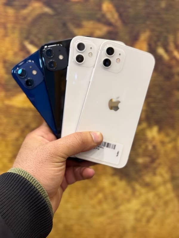 IPhone 12 64GB & 256GB White Blue & Black PTA Approved 1