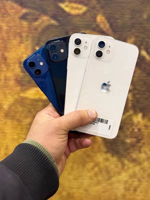 IPhone 12 64GB & 256GB White Blue & Black PTA Approved 2