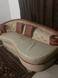 wood sofa set