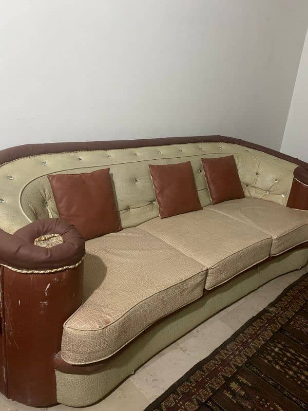 wood sofa set 1