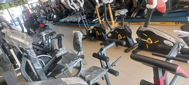 recumbent exercise bike cycle gym and fitness machine 8