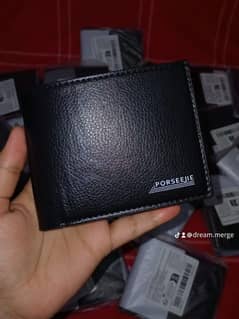 original leather slim wallet imported