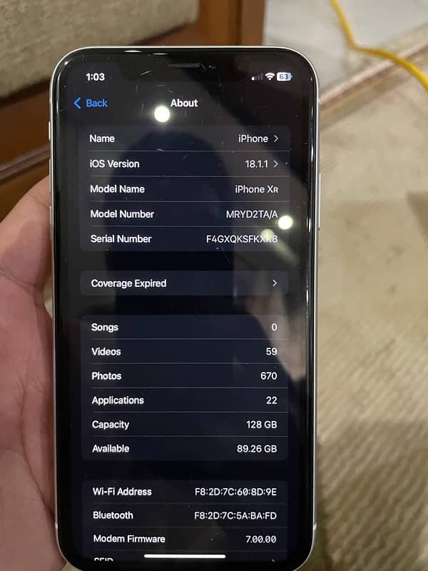 IPHONE XR 128gb PTA APPROVED 8