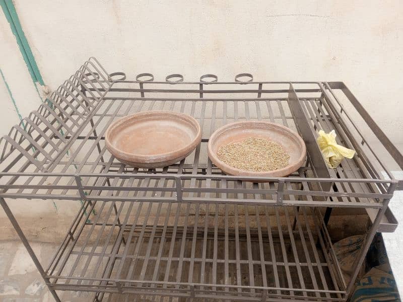 kitchen stand for plates Glass spoons 1