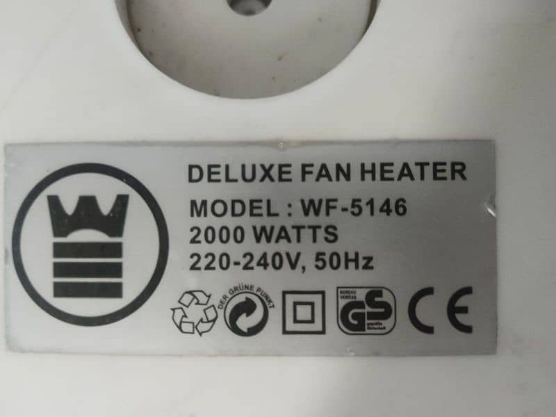 heater fan westpoint 3