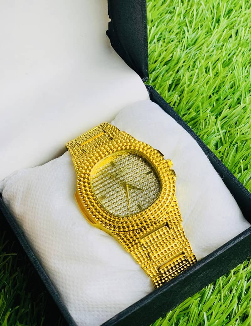 Quartz Golden Watch 1