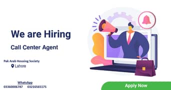 Call center Agents Required