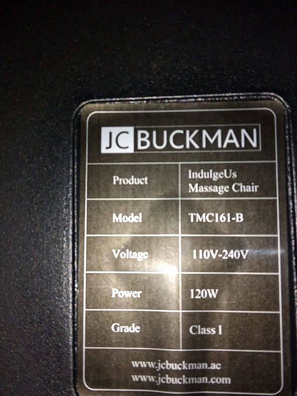 Jc Buckman Massage chair 4