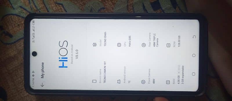 tecno camon 18 . . . 4+2. _128 gb 10