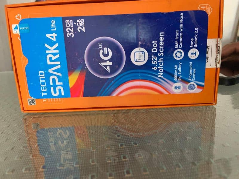 Tecno Spark 4 All okay No any fault PTA APPROVED With Box. 6