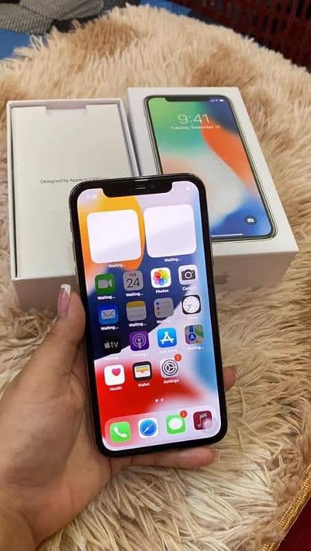 Iphone x 256gb all ok pta approved ( 0343-6193635 whatsapp number ) 2