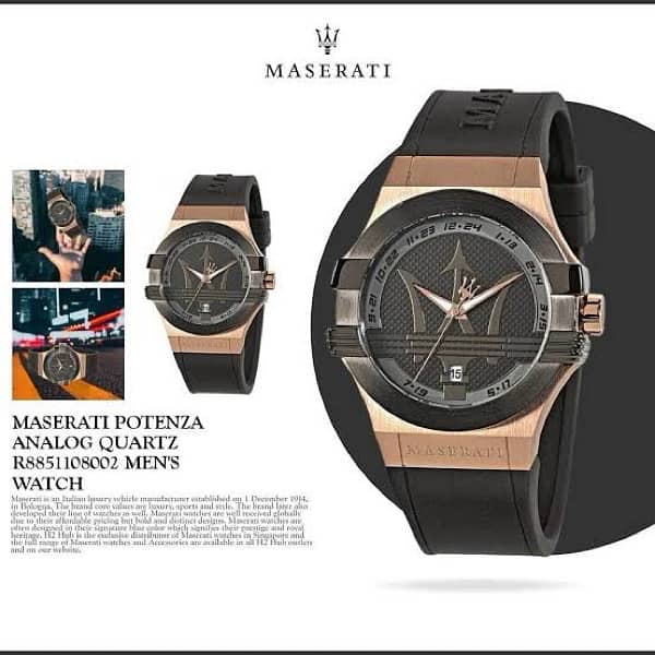 Quatz Maserati Watch 1