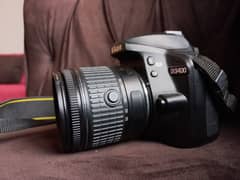 Dslr camera nikon D3400 Excellent condition