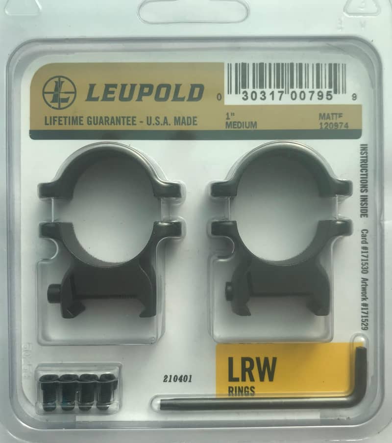 Leupold LRW riflescope mount rings 0