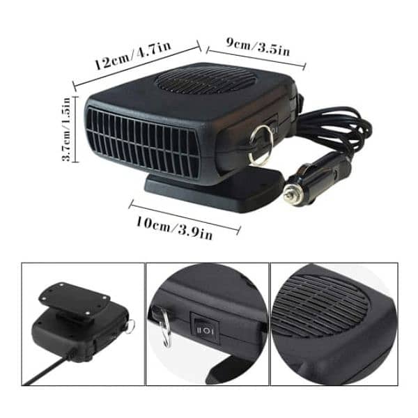 car heater 200watt hot and cool 12