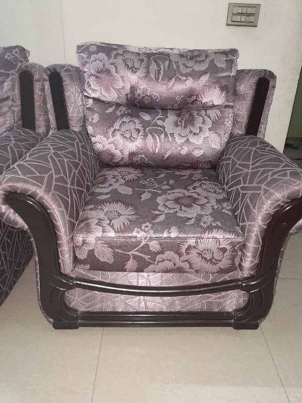 6 seater Sofa Set (Molty Foam with wooden structure) 1