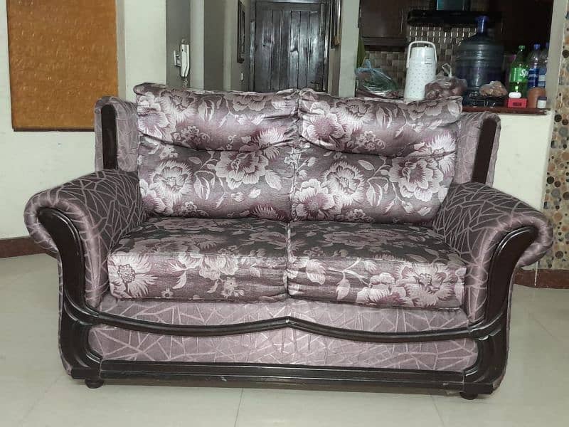 6 seater Sofa Set (Molty Foam with wooden structure) 3