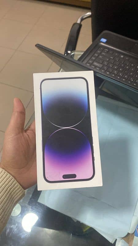 iphone 14 pro max 256 gb pta approved with box 85 battery 1