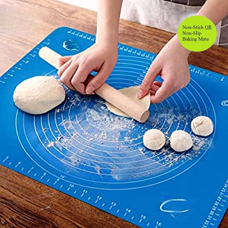 Silicone Baking Mat for Kneading Dough & Baking Tasks Free Delivery 14