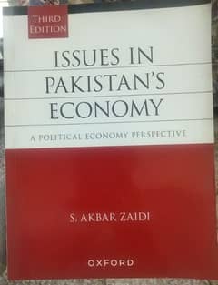 ISSUES IN PAKISTAN'S ECONOMY S. AKBAR ZAIDI