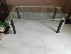 Glass top table