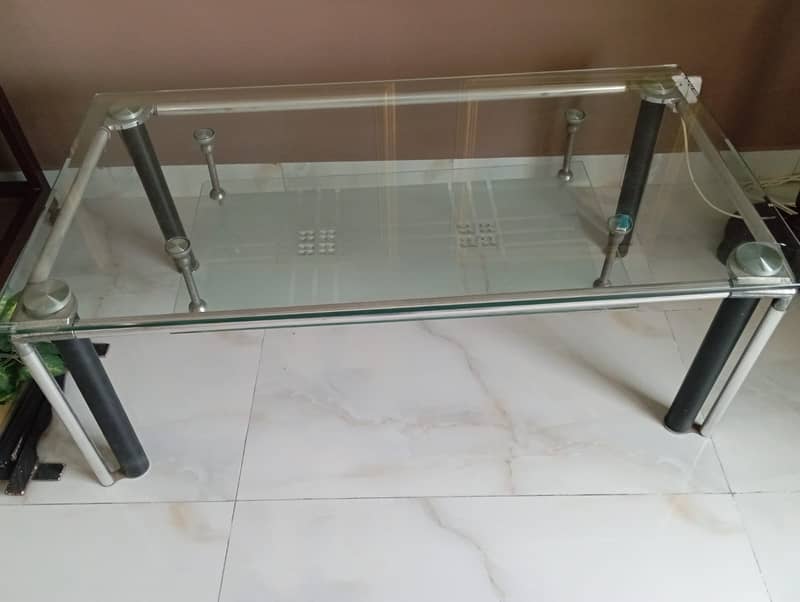 Glass top table 2