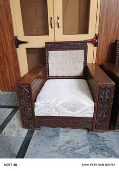 sofa set with tables in 10 by 10 condition