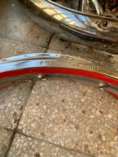 Honda 125 Front and Rear Mud Guards & Rims