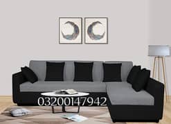 L. shape sofa set 6 seat