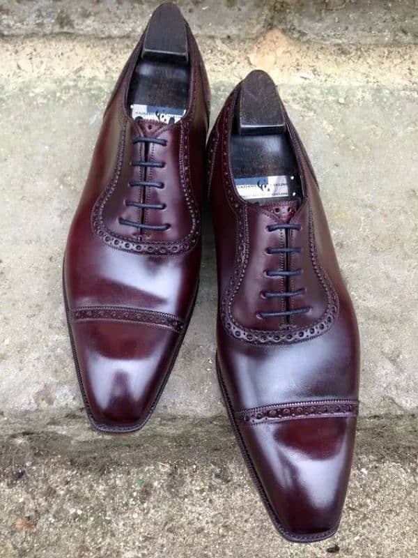 Hand Crafted Leather Shoes any color any design available for men's 2