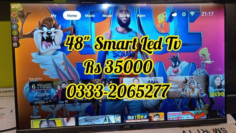 48" Inch SMART Samsung Led Tv YouTube Wifi Android 0