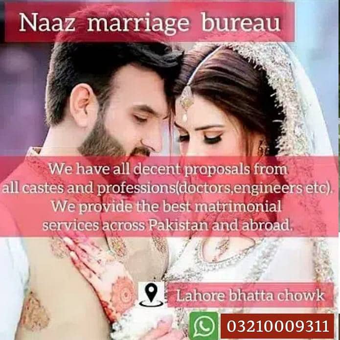 Marriage Bureau , Online Rishta Services , Abroad Proposals 0