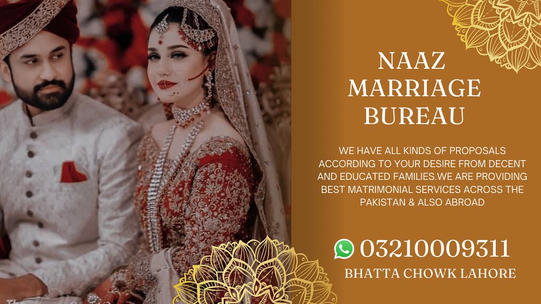 Marriage Bureau , Online Rishta Services , Abroad Proposals 0