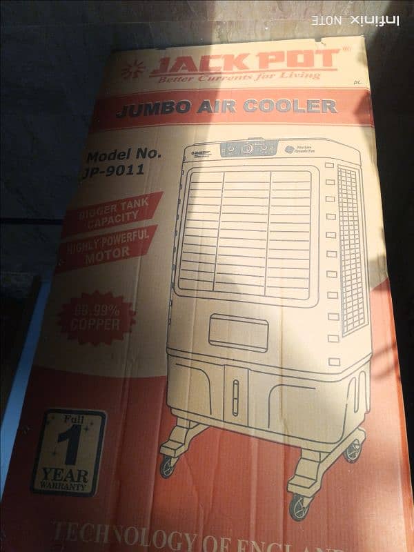 new room air cooler only 2 days used 1